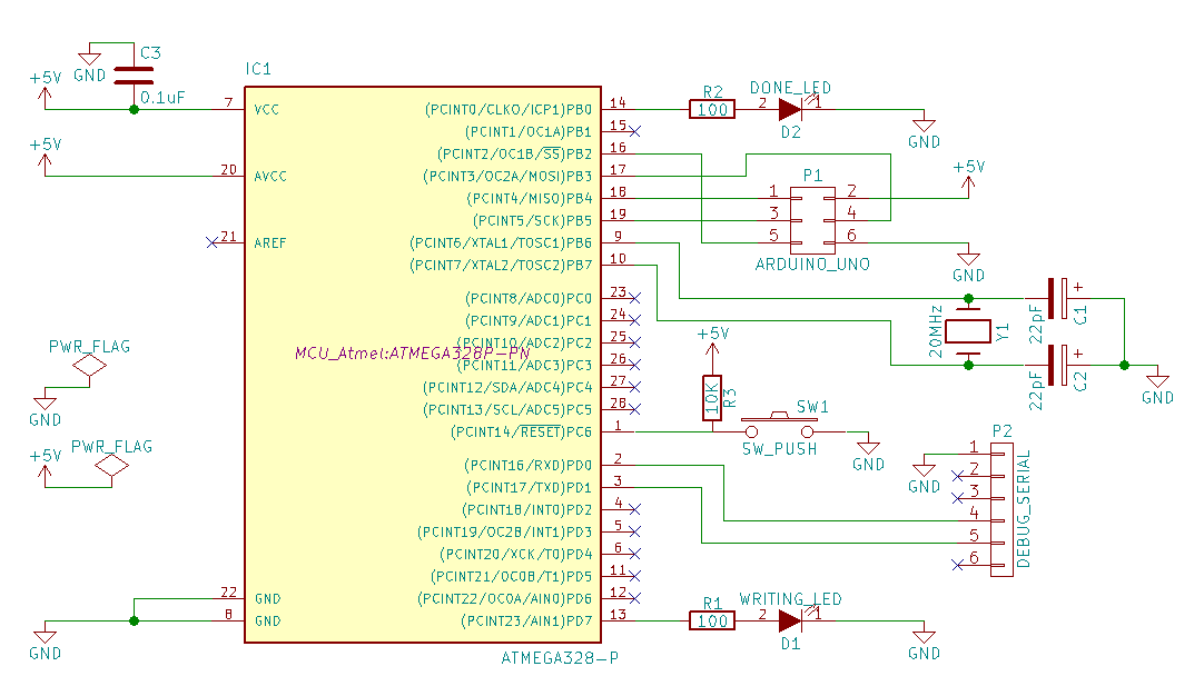 Arduino Uno Bootloader Writer